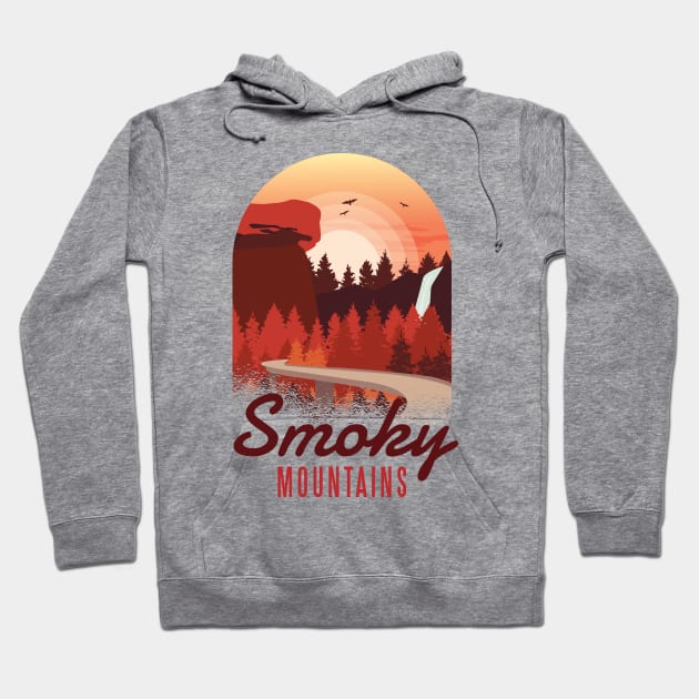 Great Smoky Mountains National Park Cuyahoga Valley Hoodie by HiFi Tees